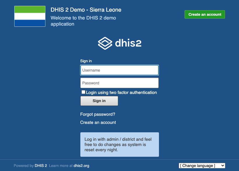 Login Page